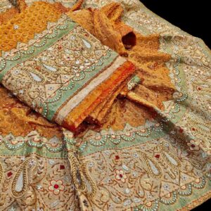 Vintage Heavy Zardozi Work Lehenga