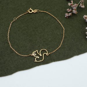 Gold Squirrel Bracelet