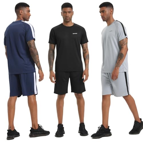 Three-Pack Athletic Shorts Set