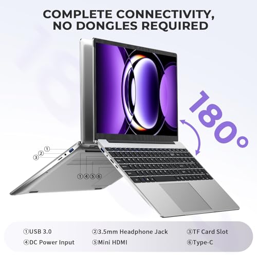 15.6 Inch Business Laptop 8GB RAM 256GB Storage