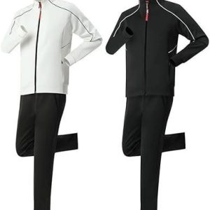 Sports Suits Fashion Casual Long Sleeves Running Sportswear Slim Fit Stand-up Collar Workwear