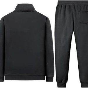 Winter Long Sleeves Sports Suits Men Thickened Sweatshirt Jacket Casual Stand-up Collar Sportswear