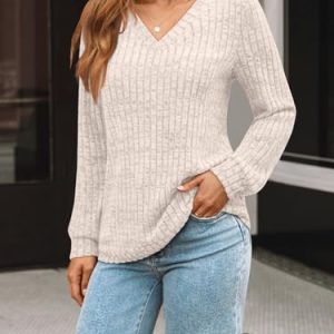 V-Neck Long Sleeve Tunic