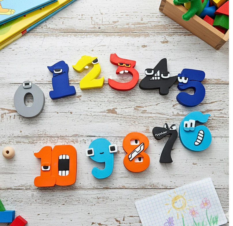 Number Lore Play Set for Kids' Story Time | Fun Zero to Ten Learning Figures