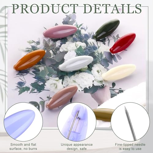Colorful Scarf Safety Pin Set
