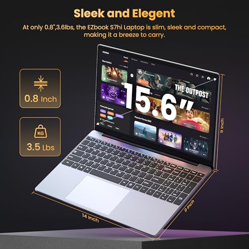 15.6 Inch Business Laptop 12GB RAM
