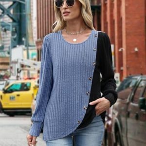 Colorblock Knit Sweater