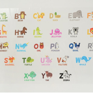 English Letters Static Writing Board
