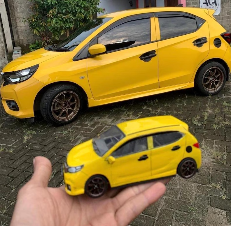 Custom Handmade Car Miniature – Personalized Replica with Display Case