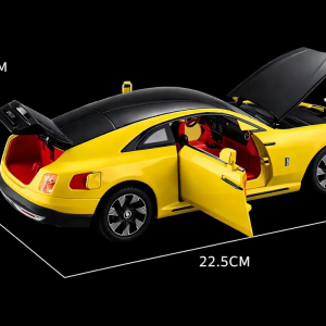 Rolls-Royce Specter Yellow Luxury Toy Car – Premium Pink & Black Coupe Model