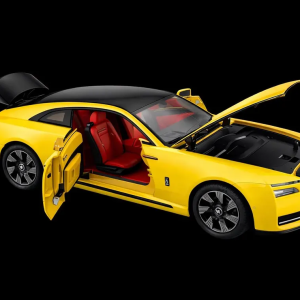 Rolls-Royce Specter Yellow Luxury Toy Car – Premium Pink & Black Coupe Model