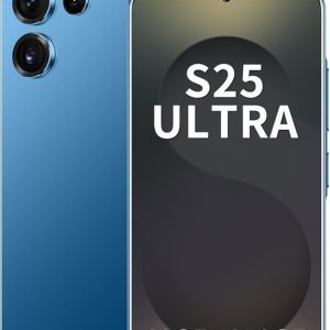 Unlocked Phone S25 Ultra Android Phone 8-core 12GB+256GB Cell Phone 7 inch HD Screen Mobile Phone 108MP+48MP Camera 6800 mAh Battery 5G Dual SIM (Deep Blue)