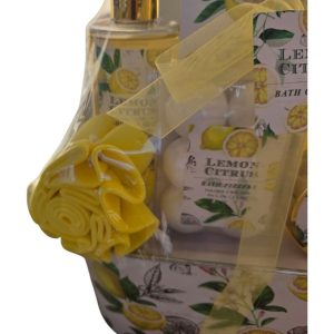 Ariose Monde Lemon Citrus Bubble Bath, Bath Fizzers, Salts, Shower Gel New
