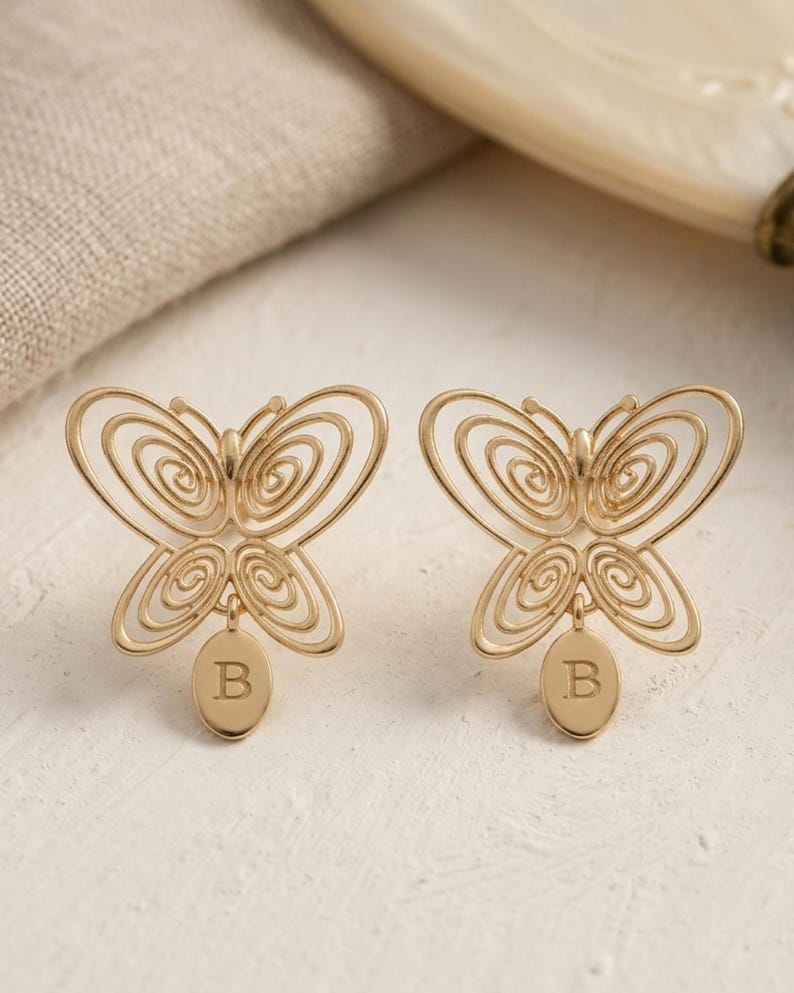 Butterfly Stud Earrings