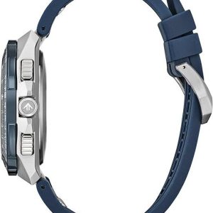 Citizen Men's Eco-Drive Promaster Sikorsky Watch, Blue Dial, Blue Rubber Strap, Atomic Timekeeping (Model: JY8156-00L)