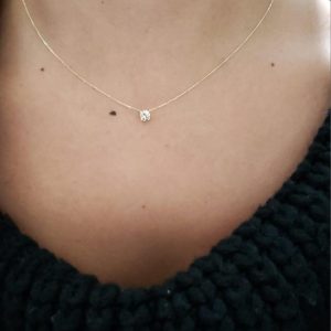 Diamond Attached Necklace