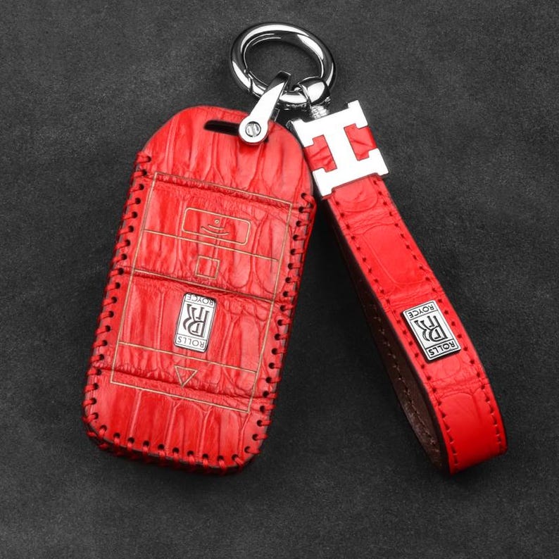 Rolls Royce Crocodile Leather Key Case