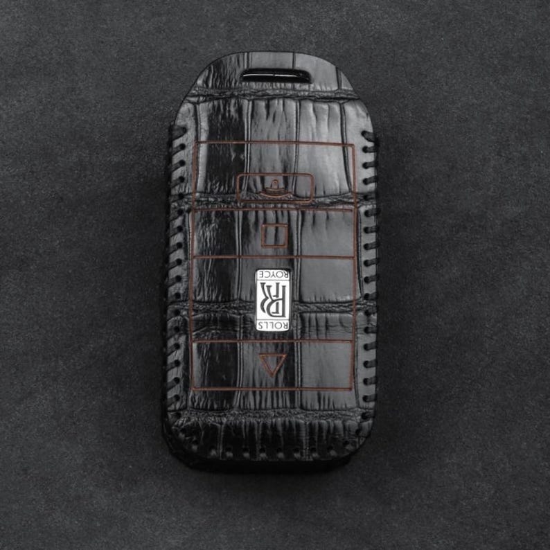 Rolls Royce Crocodile Leather Key Case