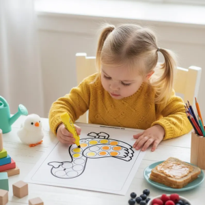 Toddler Dot Marker Workbook Printable ABC 123 Fine Motor Skills Do A Dot