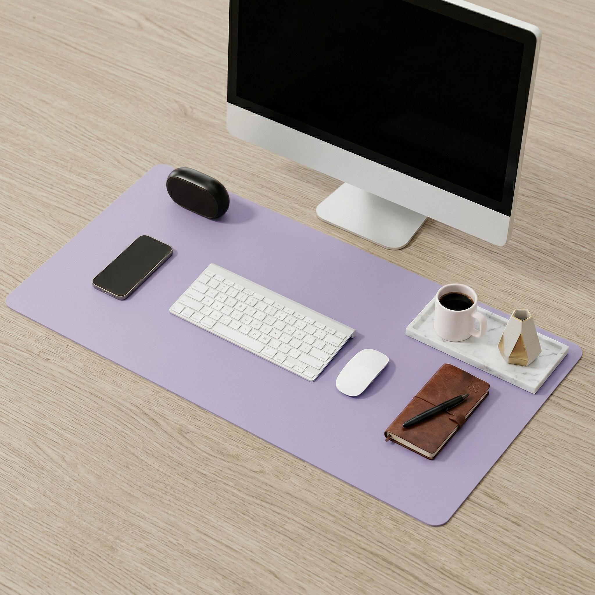 Non-Slip Leather Desk Mat