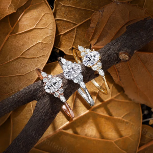 Vintage Oval Diamond Engagement Ring