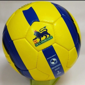 Handmade Soccer Ball T90 AEROW Premier League 2005-06 Yellow Football | Soccer Gift | Soccer Ball Size 5 | Handmade Ball| Gift for him