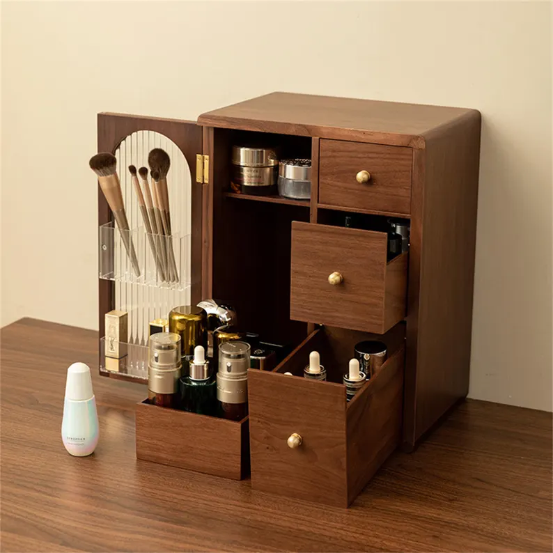Wooden Makeup Organizers,