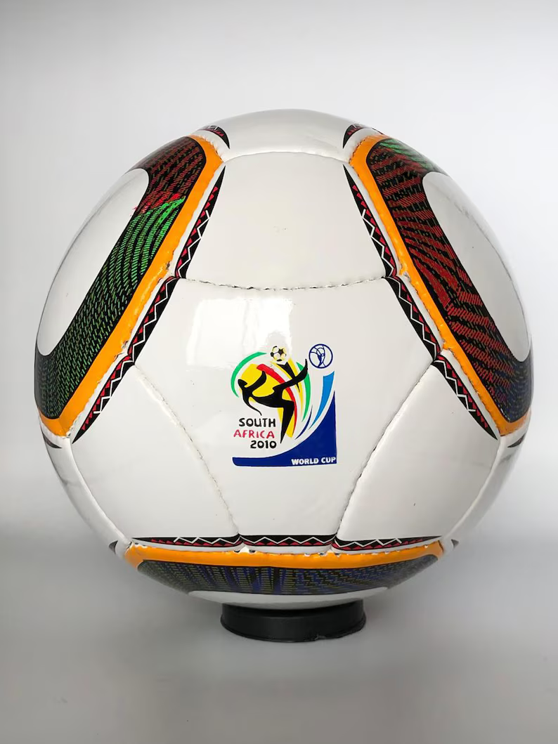 Handmade World Cup 2010 Soccer Ball Size 5, World Cup Ball gift for Football Fans, Soccer Fans, Premium South Africa Match Ball Gift for Him